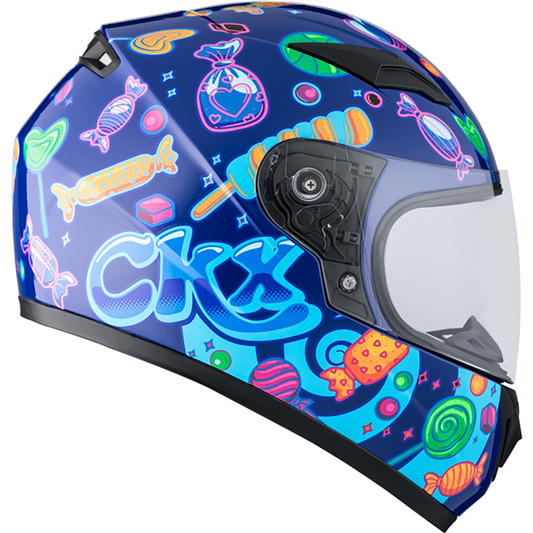  CKX RR519Y Child CANDY Full Face Snowmobile Helmet