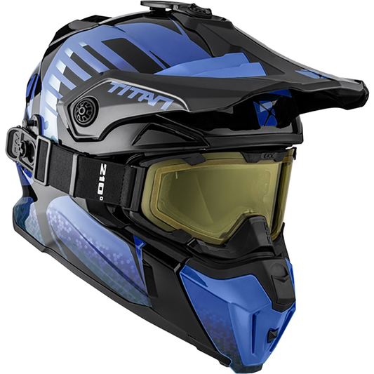  CKX Titan Fiberglass Avid Helmet - W/Dual Lens Goggles
