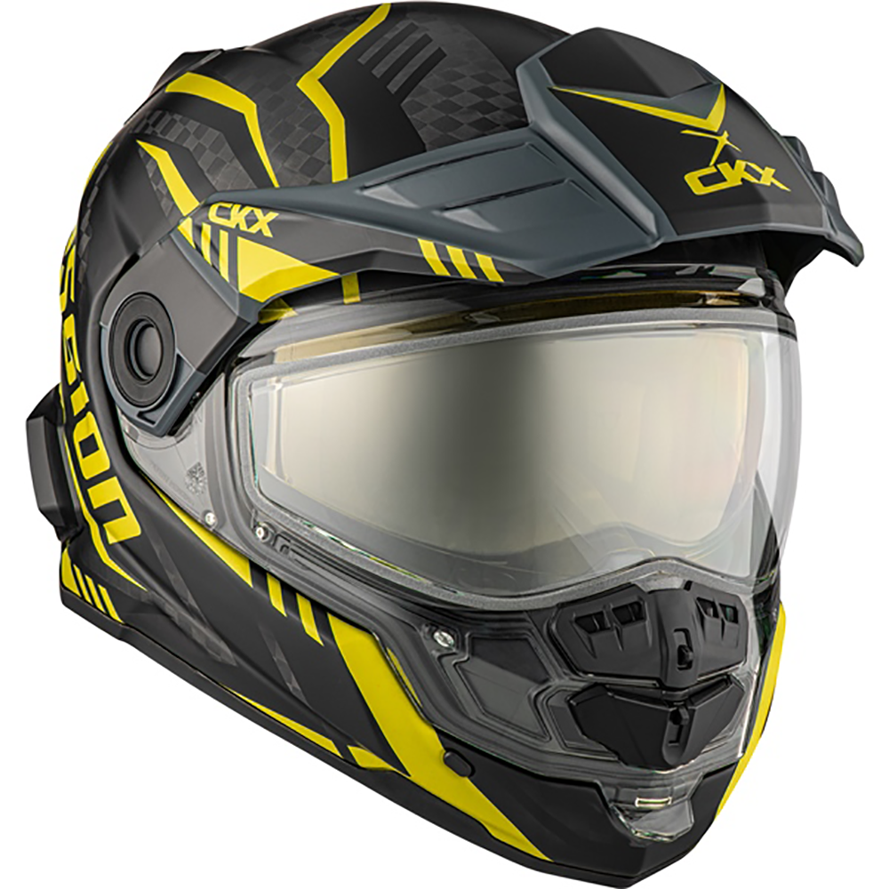 CKX Mission AMS Carbon Dual Sport Code Helmet w/ Double Shield