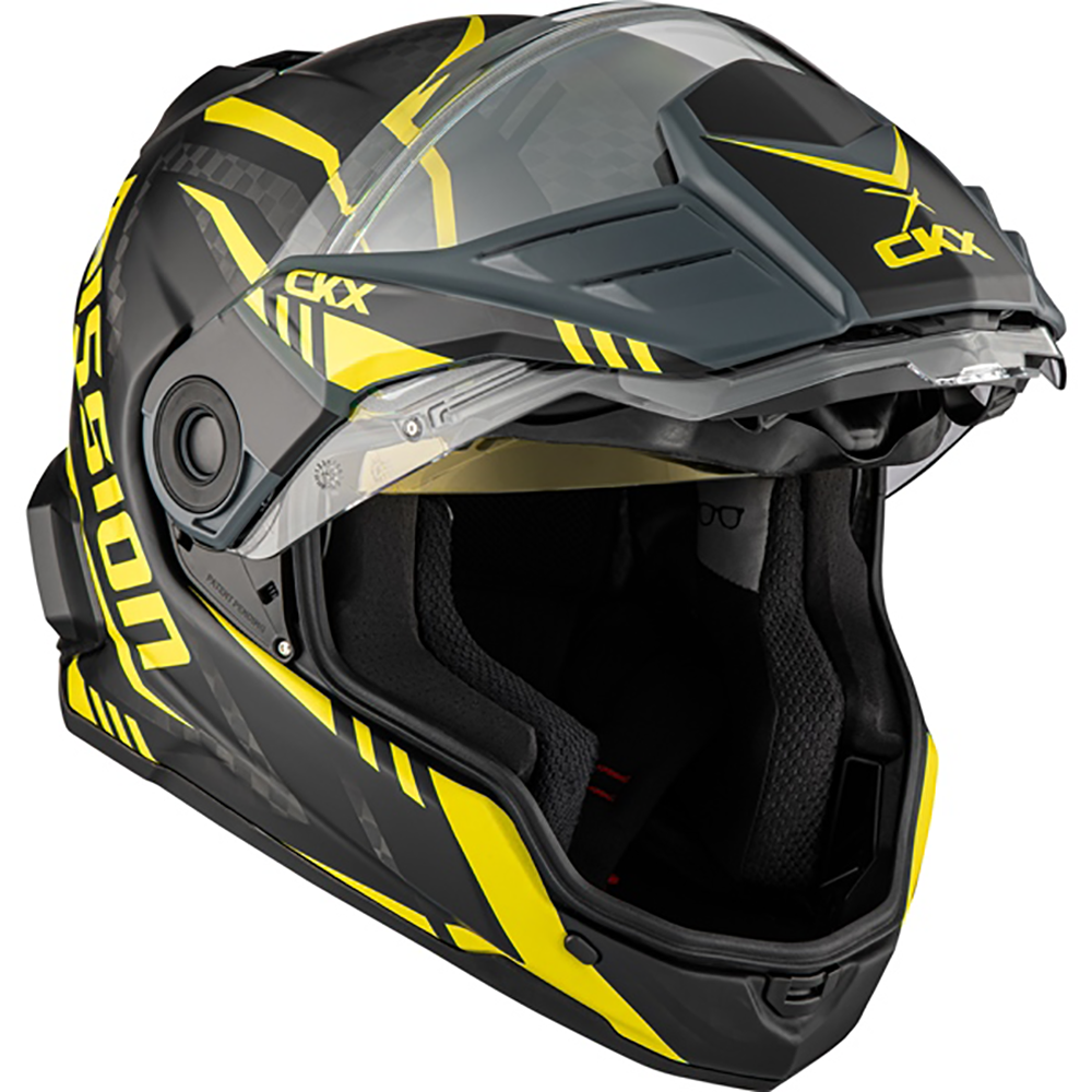 CKX Mission AMS Carbon Dual Sport Code Helmet w/ Double Shield