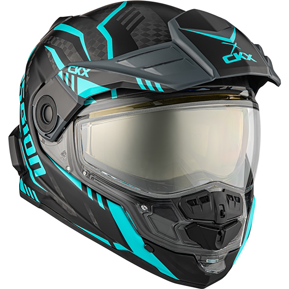 CKX Mission AMS Carbon Dual Sport Code Helmet w/ Double Shield