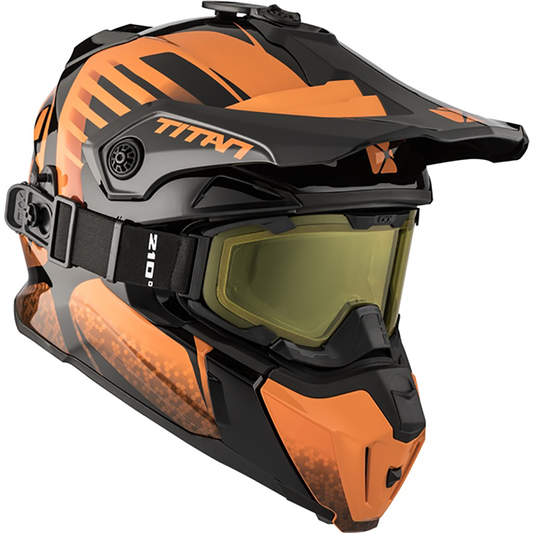  CKX Titan Fiberglass Avid Helmet - W/Dual Lens Goggles