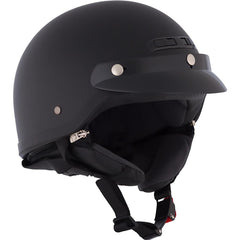 [Color:::Matte Black] CKX VG500 Solid Half Helmet