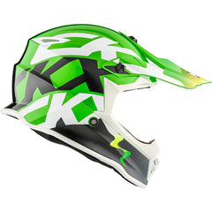 [Color:::Glossy Green] CKX TX019 Howl Youth Off-Road Helmet