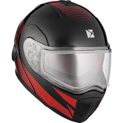 [Color:::Glossy Red] CKX Tranz 1.5 AMS Cyber Modular Helmet w/ Double Lens