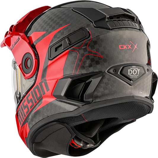  CKX Mission Carbon Alaska Helmet With Dual Lens Shield