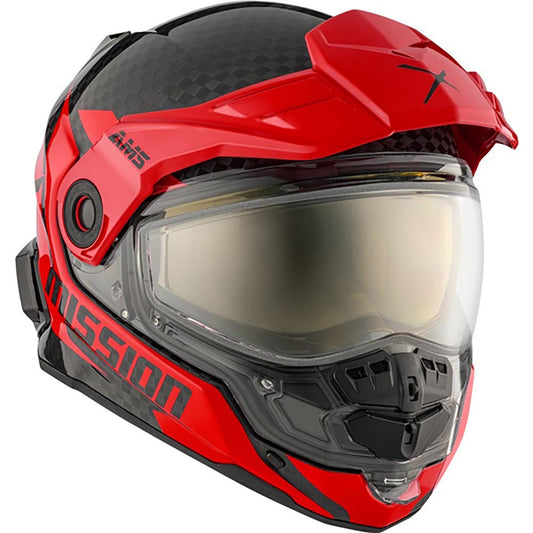  CKX Mission AMS Carbon Alaska Helmet With Electric Dual Lens Shield