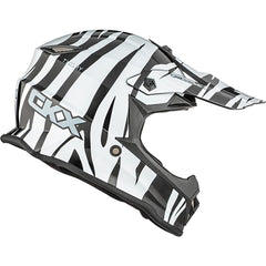 [Color:::Glossy White] CKX TX019 Youth Zoo Off-Road Helmet