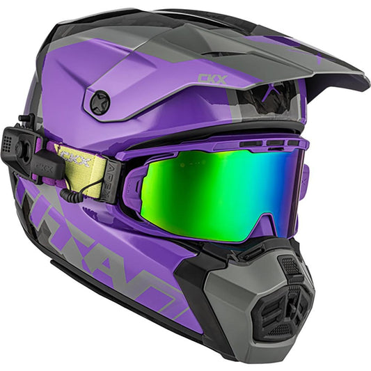 CKX Limited Edition Titan AMS Nunavut Carbon Helmet With Apex Electric Goggle 1