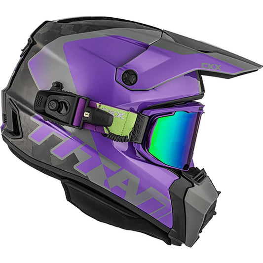 CKX Limited Edition Titan AMS Nunavut Carbon Helmet With Apex Electric Goggle