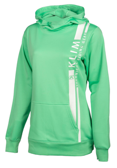 [Color:::Wintermint - Metallic Pearl White] Klim Women's Vista Hoodie