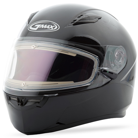 GMAX FF49S Helmet w/Electric Shield Black