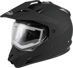 [Color:::Matte Black] GMAX GM11S Dual Sport Helmet w/Electric Shield