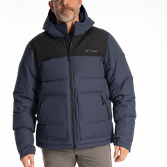 [Color:::Dress Blues - Black] Klim Sawtooth Down Hooded Jacket