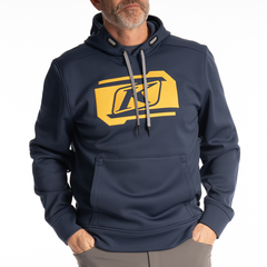 [Color:::Dress Blues - Saffron] Klim Zone Pullover Hoodie