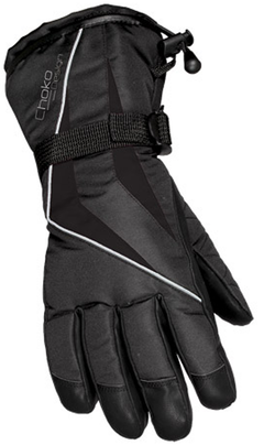 [Color:::Black] Choko Youth Trail Star Nylon Gloves