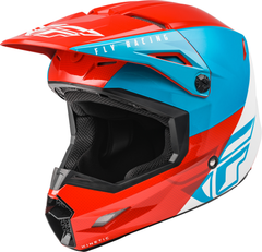 [Color:::Red-White-Blue] Fly Kinetic Straight Edge Helmet