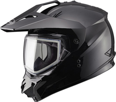 [Color:::Black] GMAX GM11S Dual Sport Helmet w/Dual Lens Shield