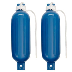Kimpex Inflatable Vinyl Fender Kit - Blue 2 Pack