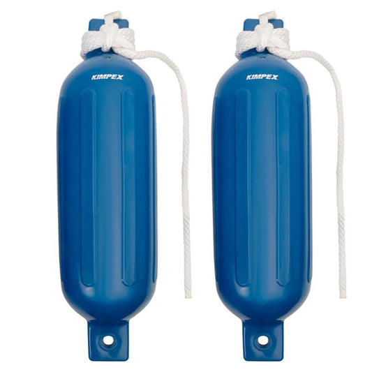 Kimpex Inflatable Vinyl Fender Kit - Blue 2 Pack