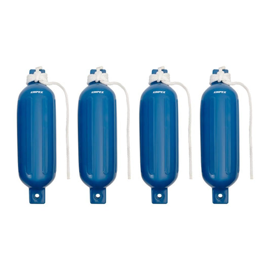 Kimpex Inflatable Vinyl Fender Kit - Blue 4 Pack