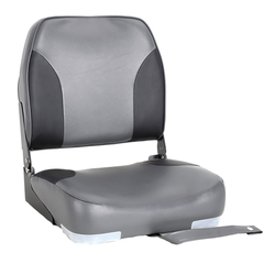 [Color:::Charcoal Black] Kimpex Economy Fold Down Boat Seat