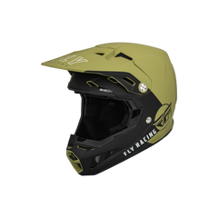 [Color:::Matte Olive Green-Black] Fly Formula CC Centrum Youth Helmet