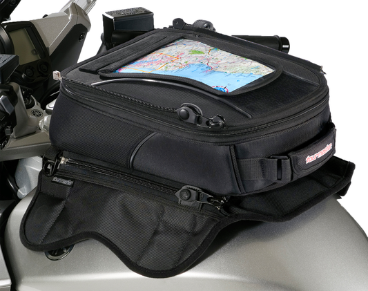 TOUR MASTER ELITE TRI-BAG TANK BAG w/Strap Mount Base Bottom Bag for Heavy Storage