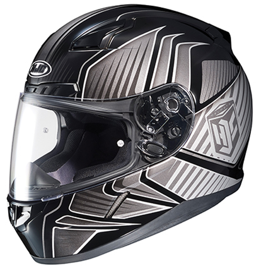 HJC CL-17 REDLINE HELMET w/DUAL LENS SHIELD (2015) MC5 Black
