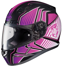 HJC CL-17 REDLINE HELMET w/DUAL LENS SHIELD (2015) MC8 Pink