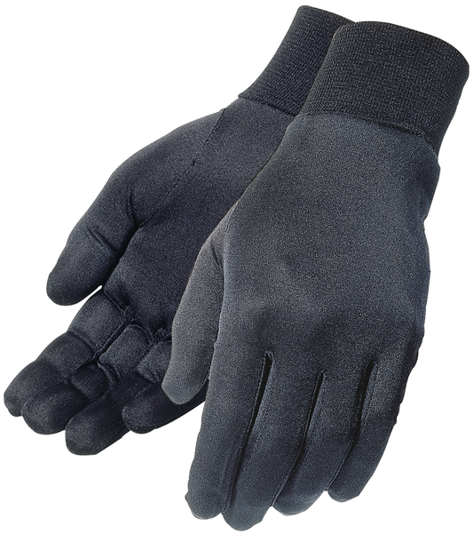 TOUR MASTER 100% SILK GLOVE LINER Black