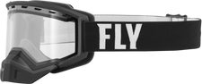 [Color:::BLACK - WHITE / Clear Lens] Fly Focus Goggle
