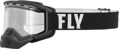 [Color:::BLACK - WHITE / Clear Lens] Fly Focus Goggle