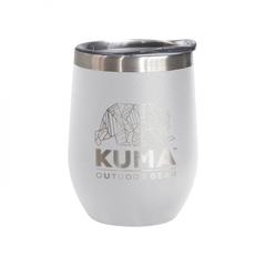 [Color:::White] Kuma Wine Tumbler - 12oz