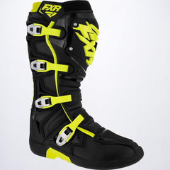 [Color:::Black / Hi Vis] FXR Factory Ride MX Boot