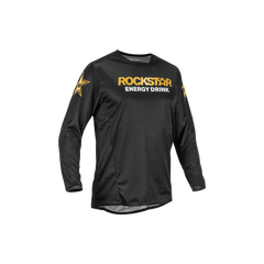 [Color:::Black-Gold] Fly Racing Kinetic Rockstar Jersey