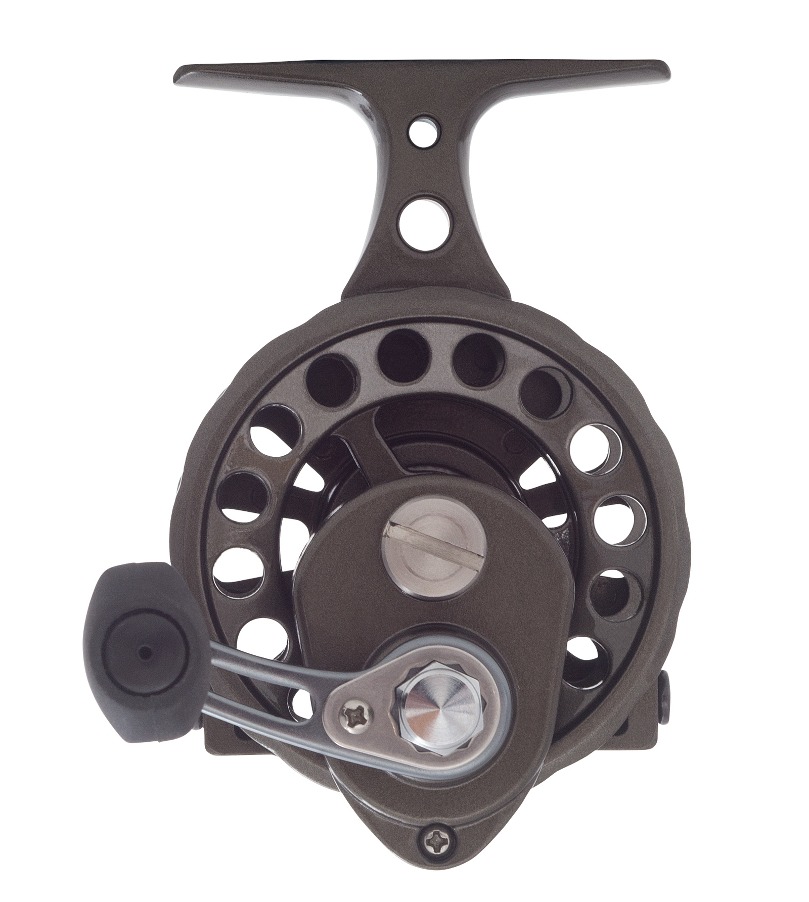 clam ice fishing fly reel Gravity Reels ready to set the hook on their next catch. CLAM Ice Fishing Reels Inline