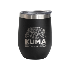 [Color:::Black] Kuma Wine Tumbler - 12oz