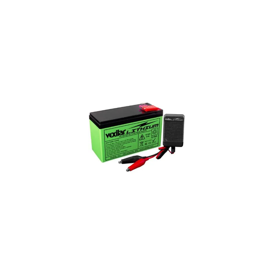 Vexilar 12 Volt 9Ah Lithium Battery and Charger 9ahvex