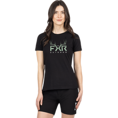 [Color:::Black / Lt. Sage] FXR Women's Antler Premium T-Shirt