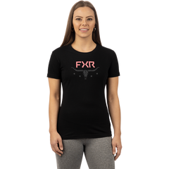 [Color:::Black - Muted Melon] FXR Women's Antler Premium T-Shirts