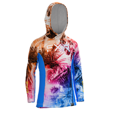 [Color:::Tropical Glow] FXR Youth Attack UPF Hoodie