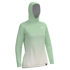 [Color:::Lt. Sage / Cream Fade] FXR Women's Attack UPF Pullover Hoodie
