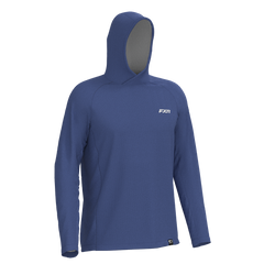 [Color:::Indigo] FXR Men's Attack UPF Pullover Hoodie