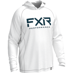 [Color:::White-Slate] FXR Attack UPF Pullover Hoodie