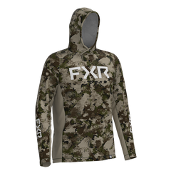 [Color:::Army Camo] FXR Attack Air UPF Pullover Hoodie