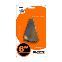 Razr Pro Curved Replacement Blades 6"