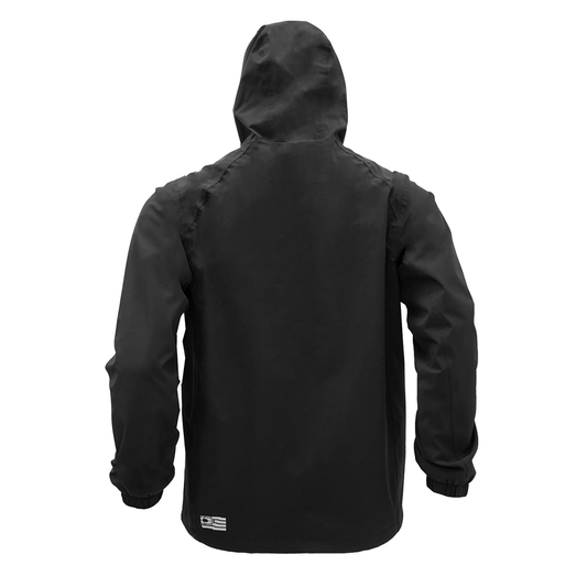 Castle X Back 40 Packable Jacket Black