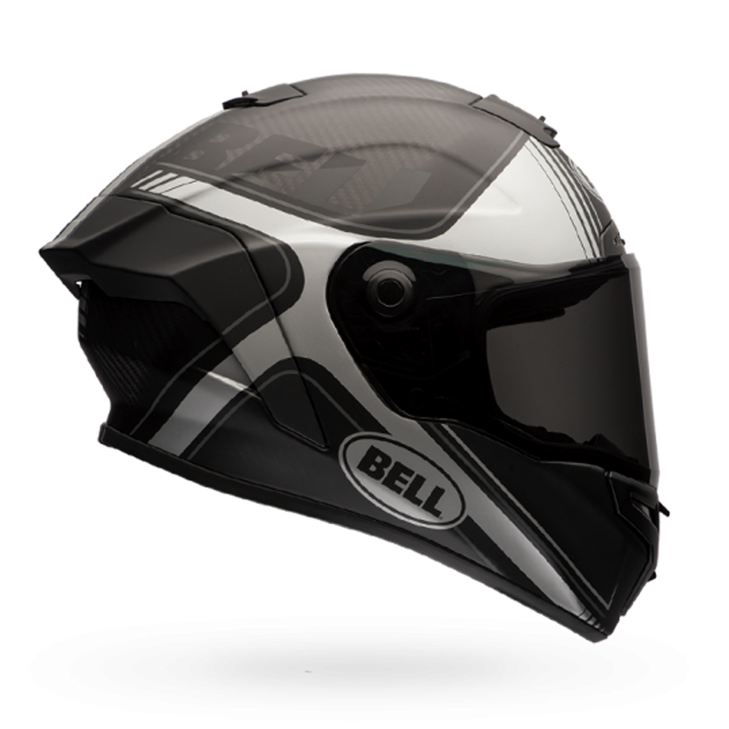 BELL RACE STAR HELMET - TRACER - Matte Black-Grey