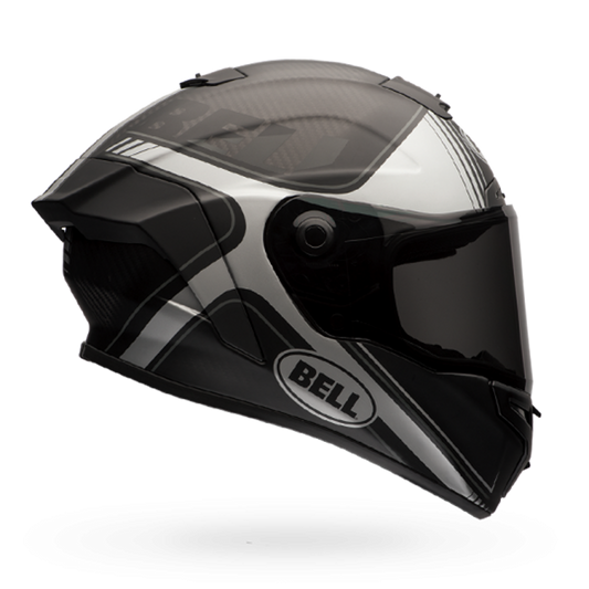 BELL RACE STAR HELMET - TRACER - Matte Black-Grey